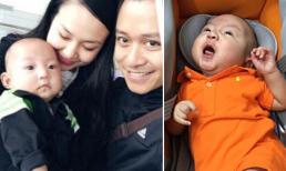 Con trai Tuấn Hưng cực kháu khỉnh và bụ bẫm