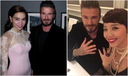 Hà Hồ và Tóc Tiên được Beckham đón tiếp nhiệt tình ở Anh