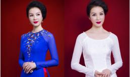 MC Thanh Mai xúng xính áo dài chào đón ngày 8/3