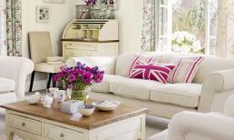 18 ý tưởng trang trí phòng khách hoàn hảo với màu kem và màu be