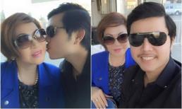 Vũ Hoàng Việt hạnh phúc hôn má người tình