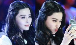 Phạm Băng Băng nhí nhảnh selfie ngay trên truyền hình