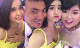 Trương Quỳnh Anh mặc hở bạo phải lấy tay che vòng một