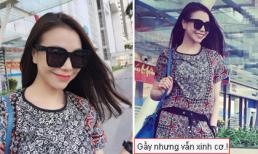 Trà Ngọc Hằng 'than' gầy vẫn được khen xinh đẹp