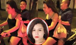 'Bản sao' Hà Hồ mặc 'hở bạo', đầu trần đi xe máy