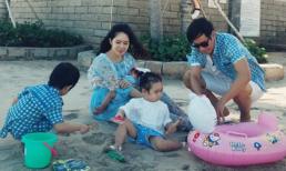 Gia đình Lý Hải đi biển 'nghỉ bù' sau Tết