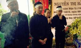 Thành Trung thất thần trong đám tang mẹ 