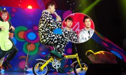 Isacc bị Nguyên Khang 'cướp' xe đạp 