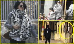 Vương Phi bị bảo vệ  đuổi khi đến trường rủ con trốn học 