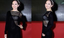 Lan Phương diện váy xuyên thấu táo bạo đi xem phim