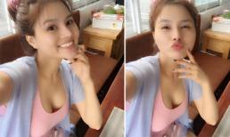 Vũ Thu Phương khoe vòng một tròn đầy lấp ló