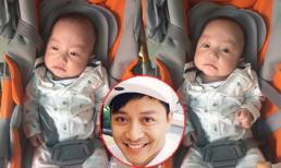 Con trai Tuấn Hưng mếu máo vì nhớ bố 