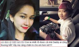 Kim Hiền hạnh phúc khi con trai riêng được nhà chồng yêu thương