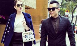 Ngọc Trinh - Khắc Tiệp sánh đôi nổi bật trên đường phố Hồng Kông