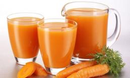 Bất ngờ trước những lợi ích thần kỳ của nước ép cà rốt