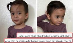 Jacky Minh Trí cực yêu khi kẹp tóc làm con gái