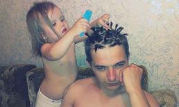 Bố mình thật là xinh!