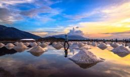 Đẹp mặn mòi cánh đồng muối Việt Nam