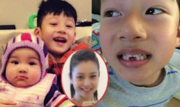 Con trai Jennifer Phạm ngộ nghĩnh với ảnh sún răng 