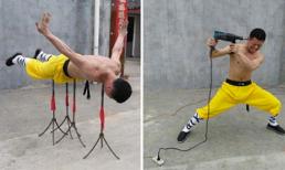 Thót tim với màn trình diễn khoan đầu trên đường phố