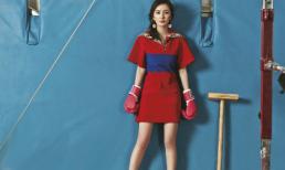 Dương Mịch khoe chân dài miên man trên bìa tạp chí