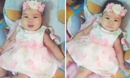 Con gái út Lý Hải mặc váy, cài hoa xinh như công chúa