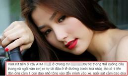 Diễm My 9x bị cướp cầm dao 'tông' vào xe đe dọa