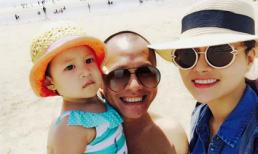 Gia đình Vũ Thu Phương hạnh phúc đi chơi cuối tuần