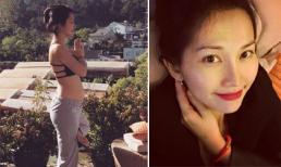 Kim Hiền khoe ảnh bụng bầu tuyệt đẹp 