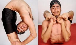 'Người cao su' có khả năng xoay ngược đầu 180 độ