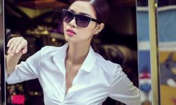 Kỳ Hân khoe dáng hút hồn trên phố Tây