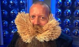 Lập kỷ lục thế giới vì cắm hơn 3000 chiếc tăm vào râu