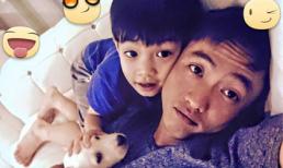 Cường Đô la 'nhí nhố' bên con trai Subeo