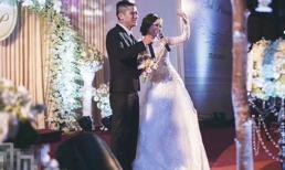 Cặp đôi hát 'Một nhà – Nhé anh' tình tứ trong lễ cưới