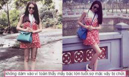 Trà Ngọc Hằng không dám vào chùa vì mặc váy quá ngắn