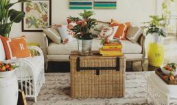 Trang trí phòng khách đón mùa xuân hè tươi đẹp