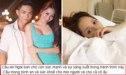 Chồng 9x Khánh Thi cầu mong bình an cho vợ sắp cưới