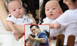 Quý tử nhà Tuấn Hưng lần đầu đi event cùng bố mẹ