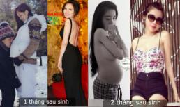 Sao Việt lấy lại vóc dáng 'thần tốc' sau sinh