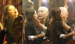 Lộ ảnh Triệu Vy hút thuốc, bị đồng nghiệp 'cưỡng hôn' khi say rượu