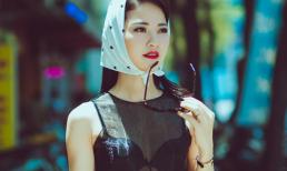 Trần Thị Quỳnh diện áo xuyên thấu giữa phố đông