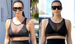 Kim Kardashian 'bức tử' vòng một, lộ vòng hai ngấn mỡ