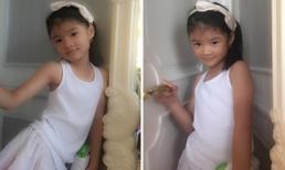 Con gái Trương Ngọc Ánh càng lớn càng điệu đà như thiếu nữ