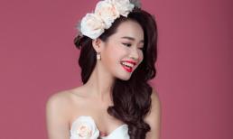 Nhã Phương đẹp tinh khôi khi diện váy cưới