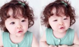 Ngắm Cadie chu môi, tròn mắt cực đáng yêu