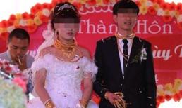 Những cô dâu đeo đầy vàng gây xôn xao dư luận