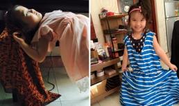 Con gái Thu Phượng tạo dáng siêu hài hước