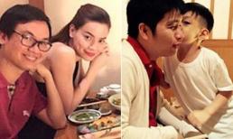 'Bắt gặp' Hà Hồ tưng bừng đưa con trai Subeo đi ăn tiệc