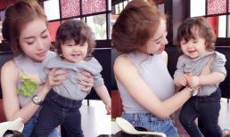 Cadie cười 'tít mắt' khi được đi ăn cơm tiệm