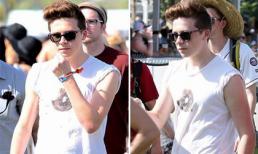 Con trai Beckham với thời trang đón hè cực chất 